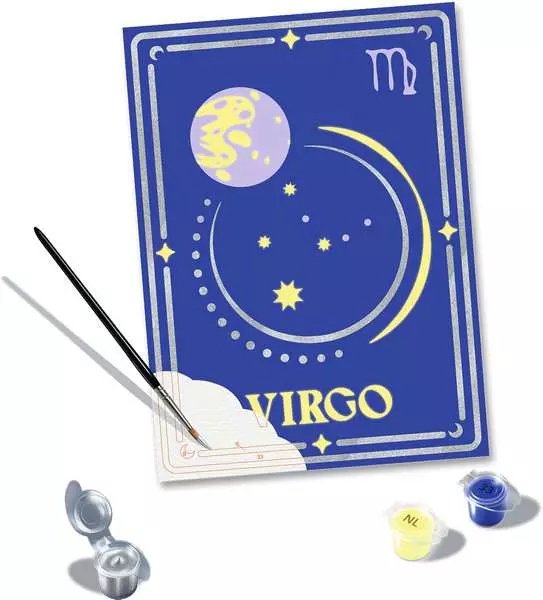 Ravensburger Creart - Signo Zodiacal Virgo, Pintura 23744