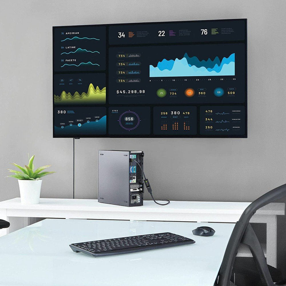Techly Iadap Dp-Hdmif8k Adaptador De Displayport 1.4 Dp A Hdmi 8k*30hz M/F