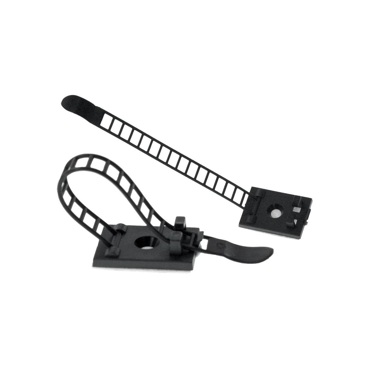 Abrazadera De Cable Ajustable Inline 64mm Negro 10uds