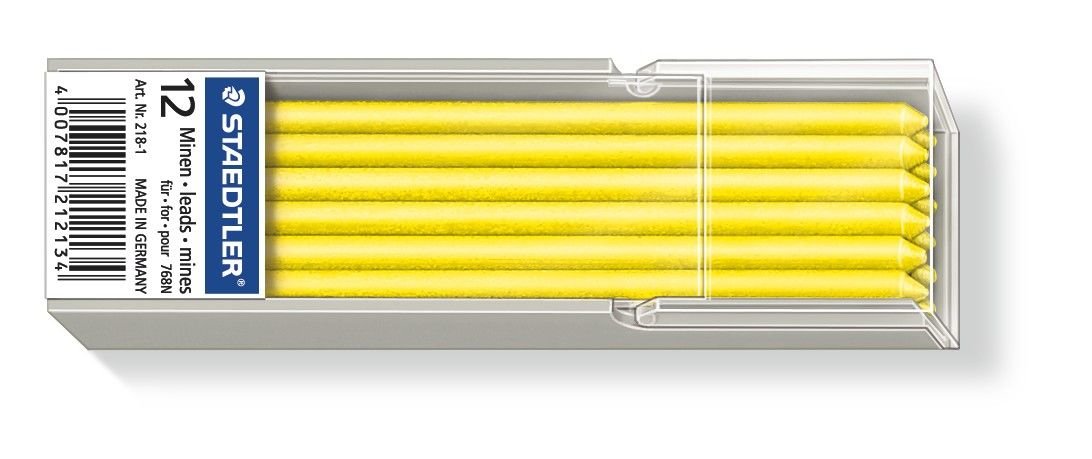 Staedtler Recambio Lumocolor Non-Permanente Amarillo 12pcs