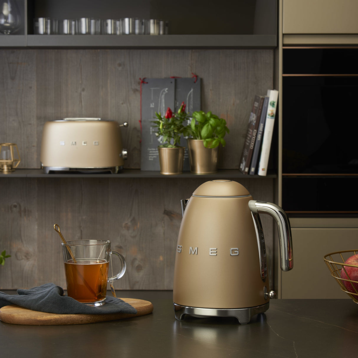Smeg Klf03chmeu Wasserkocher Creme