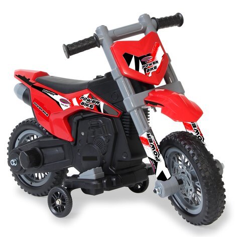 Jamara Ride-On Motorrad Power Bike 6v Rojo 2+