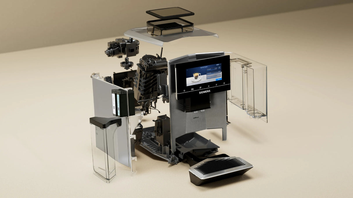 Siemens Tq903dz3, Superautomática Acero Fino Cepillado