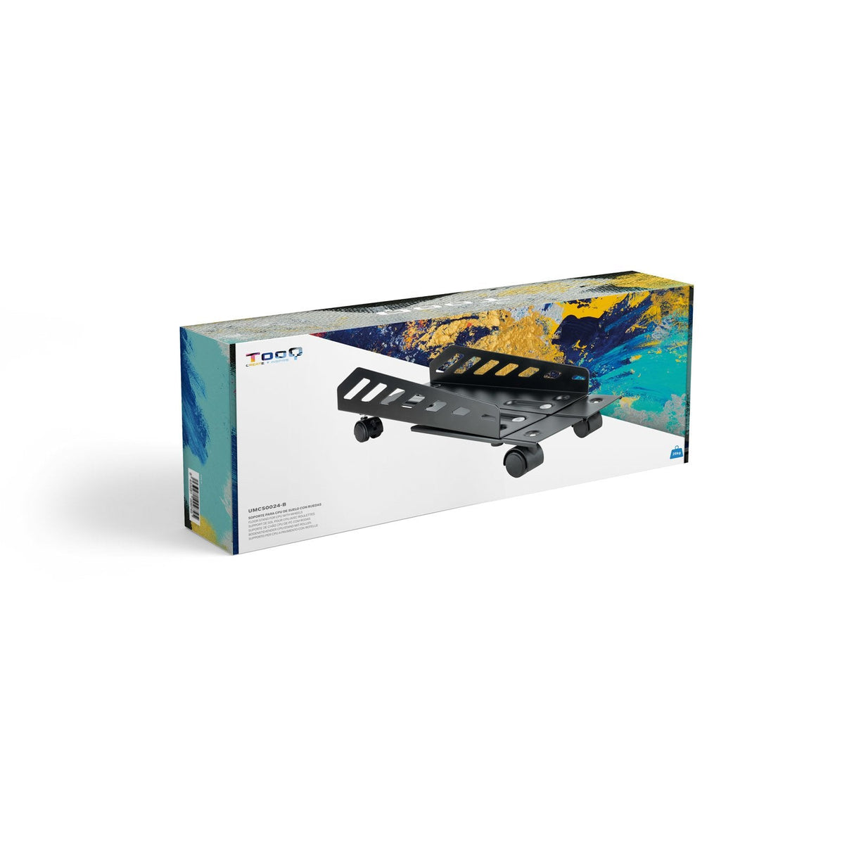 EAN 8433281012769 - TooQ UMCS0024-B soporte de CPU Carro para equipo informático Negro imagen 9