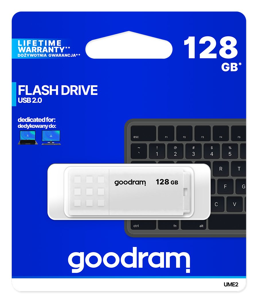 EAN 5908267935712 - Goodram UME2 unidad flash USB 128 GB USB tipo A 2.0 Blanco imagen 5
