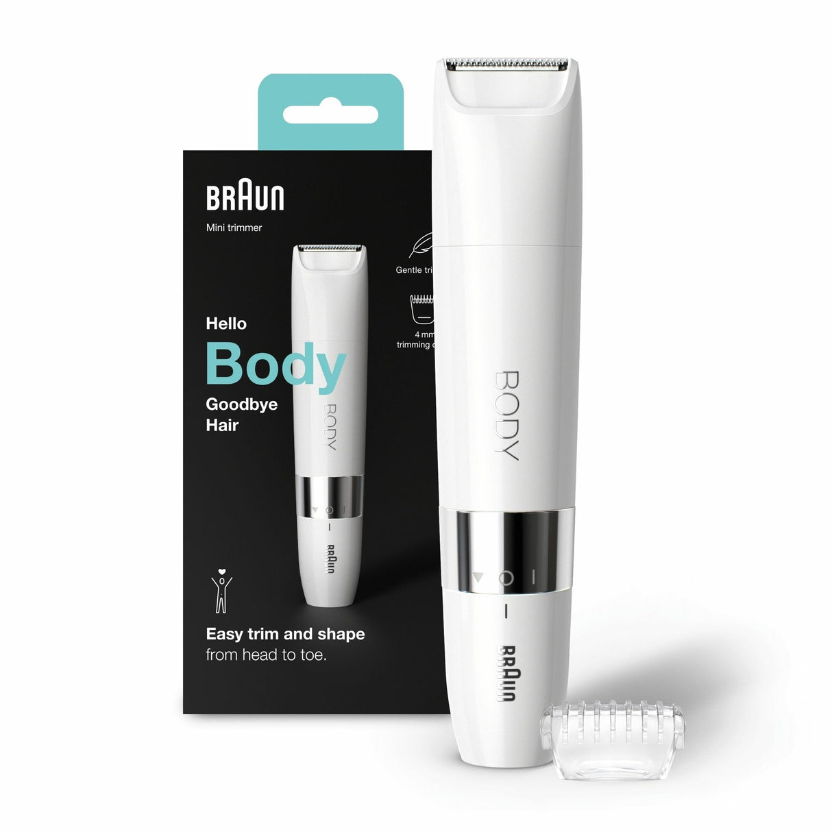 Braun Bodygroom Bs1000 Mini Afeitadora Corporal