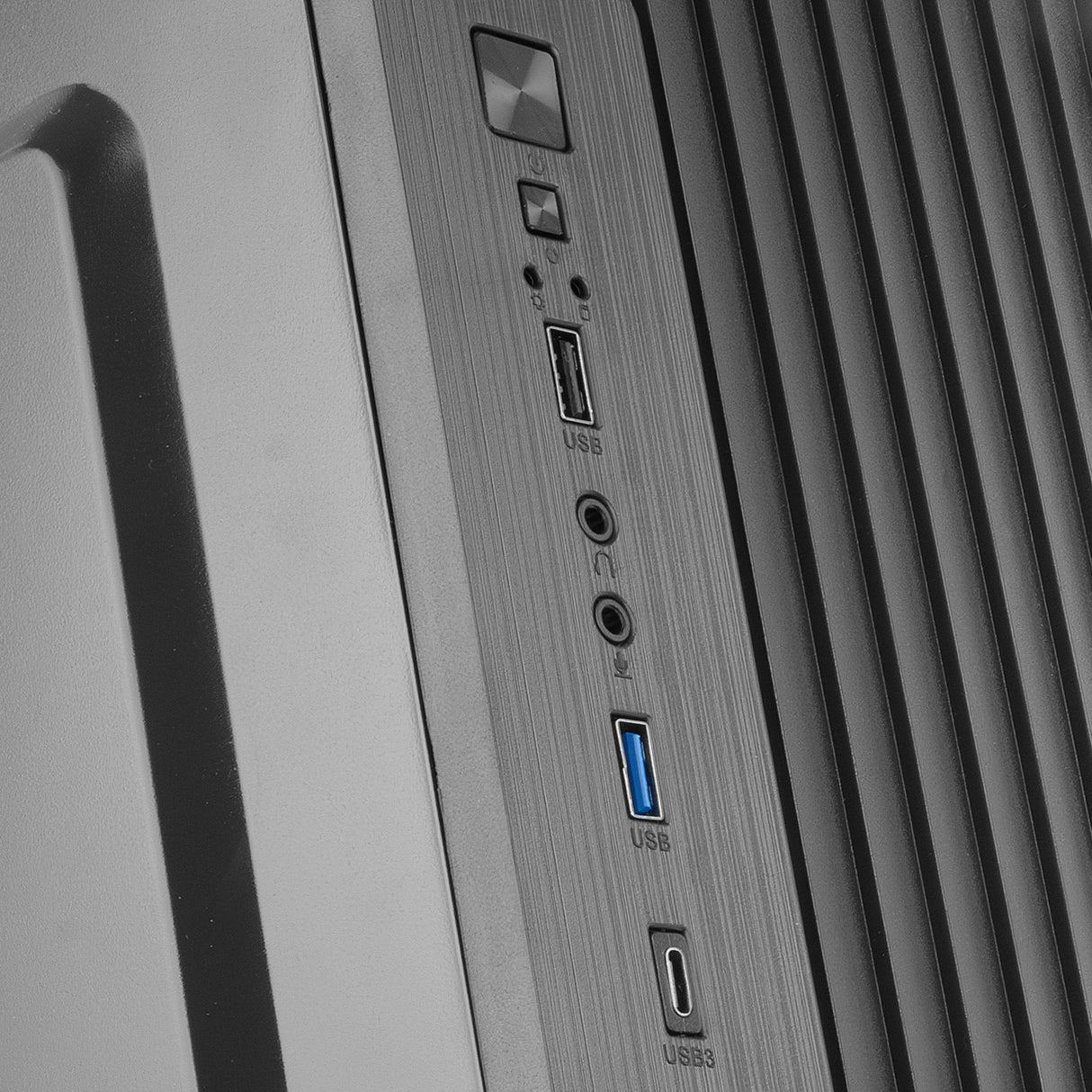 Caja Microatx Tacens Anima Ac8500 Con Fuente 500w Frontal Cleanline Disipador Max 140mm Gpu Max 250m