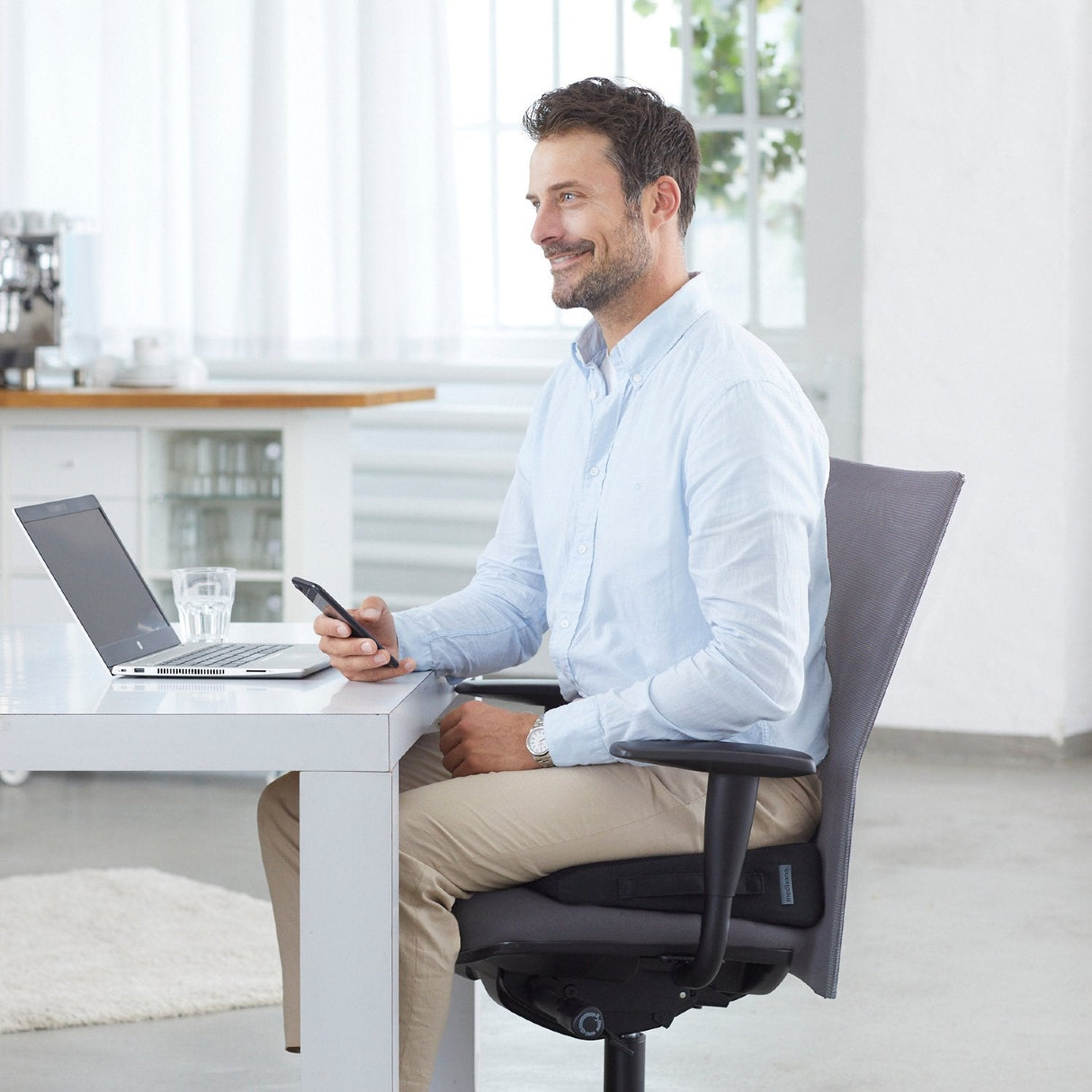 Cojín Térmico De Cuña Medisana Ol 300, Cojín Calefactor (Negro)