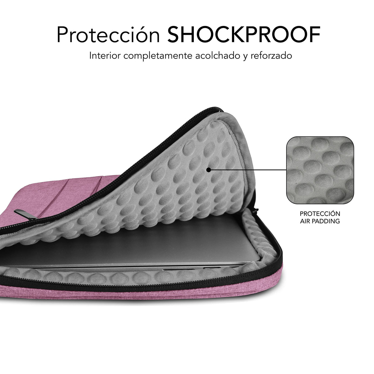 EAN 8436586742744 - SUBBLIM SUBLS-AP36053 maletines para portátil 39,6 cm (15.6") Rosa imagen 4
