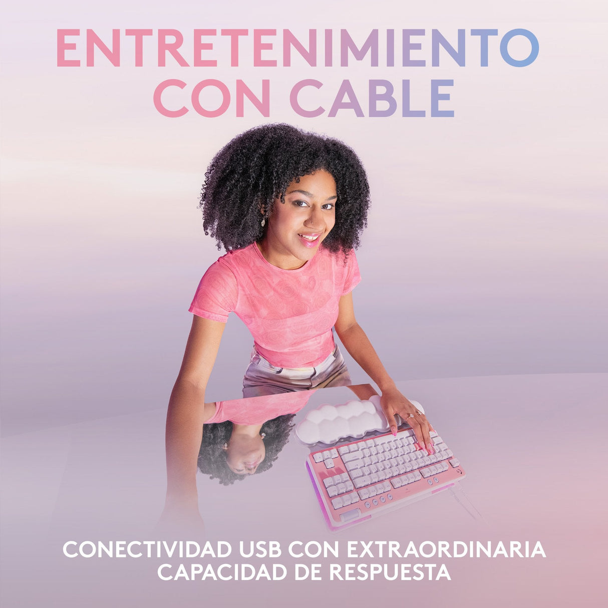 Teclado Español Logitech G G713 Usb Qwerty Blanco