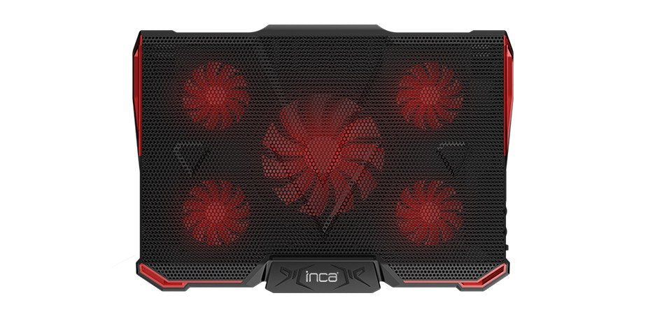 Base Refrigeradora Portatil Inca Arrax Gaming Notebook Cooler 5x Fan