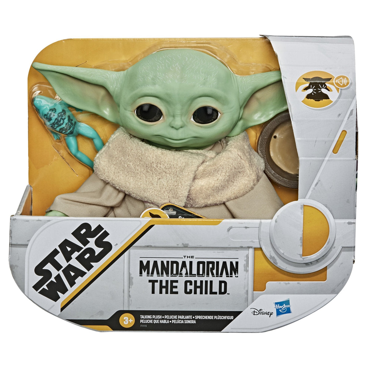 Peluche Yoda The Child Star Wars Con Sonidos 19cm
