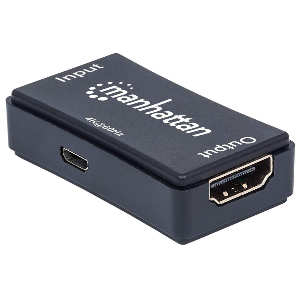 EAN 0766623207621 - Manhattan 207621 extensor audio/video Repetidor de señales AV Negro imagen 5
