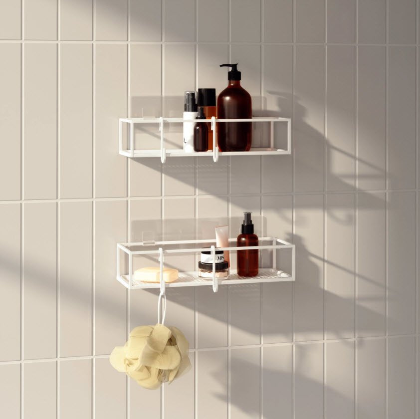 Umbra Cubiko, Duschablage Blanco