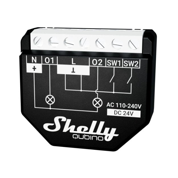 EAN 3800235269015 - Shelly Qubino WAVE 2PM Interruptor inteligente Negro imagen 1
