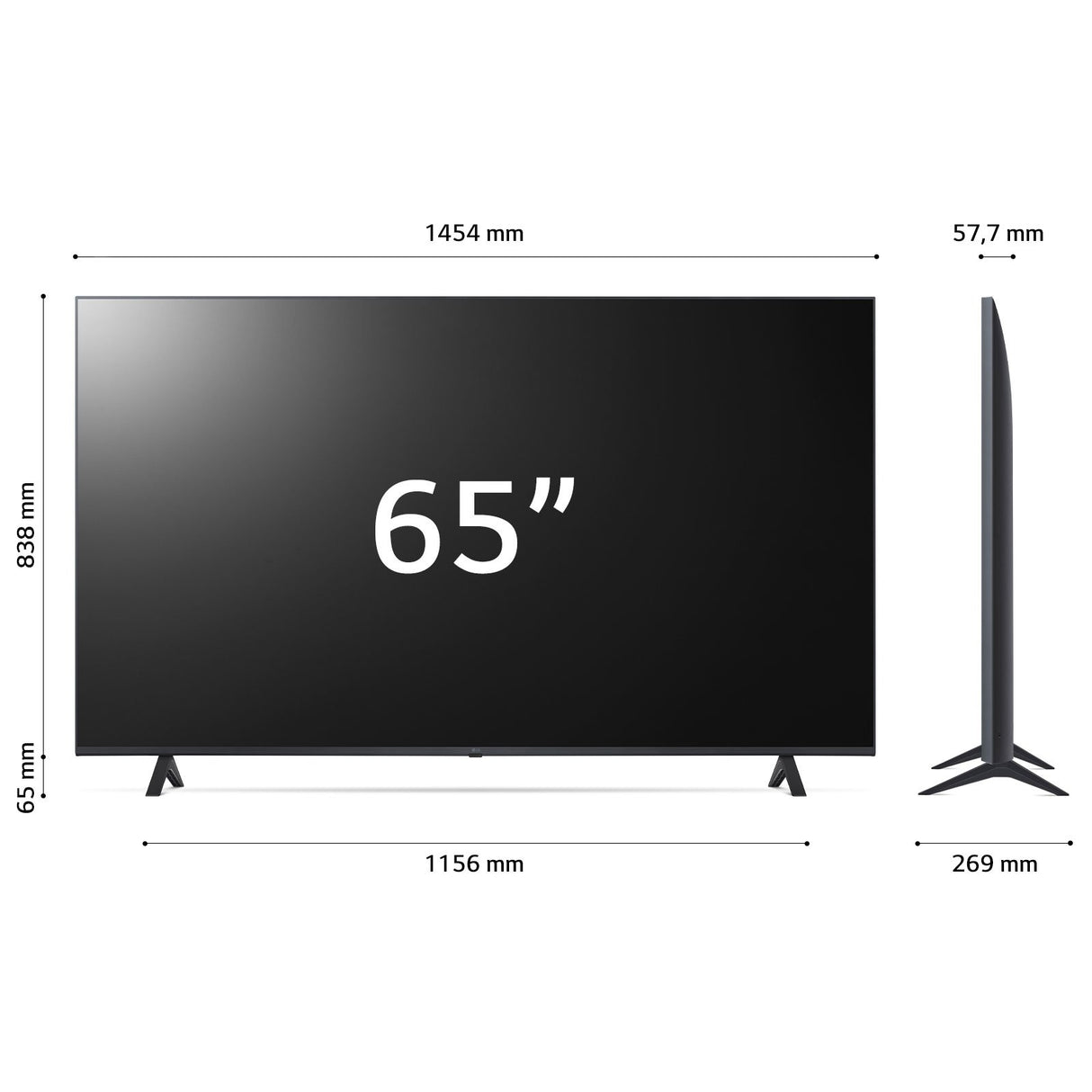 EAN 8806087095357 - LG UHD 65UR78006LK.API Televisor 165,1 cm (65") 4K Ultra HD Smart TV Wifi Negro imagen 3