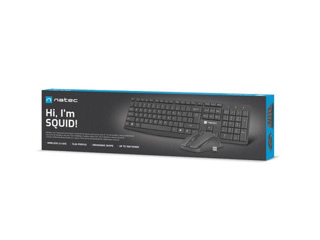 EAN 5901969437300 - NATEC SQUID teclado Ratón incluido Hogar / Oficina USB QWERTY Internacional de EE.UU. Negro imagen 12