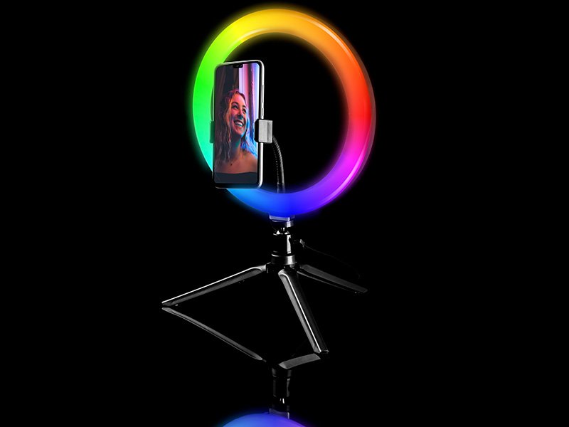 Tracer Ring 26cm Rgb Mini Tripod Ring Lamp