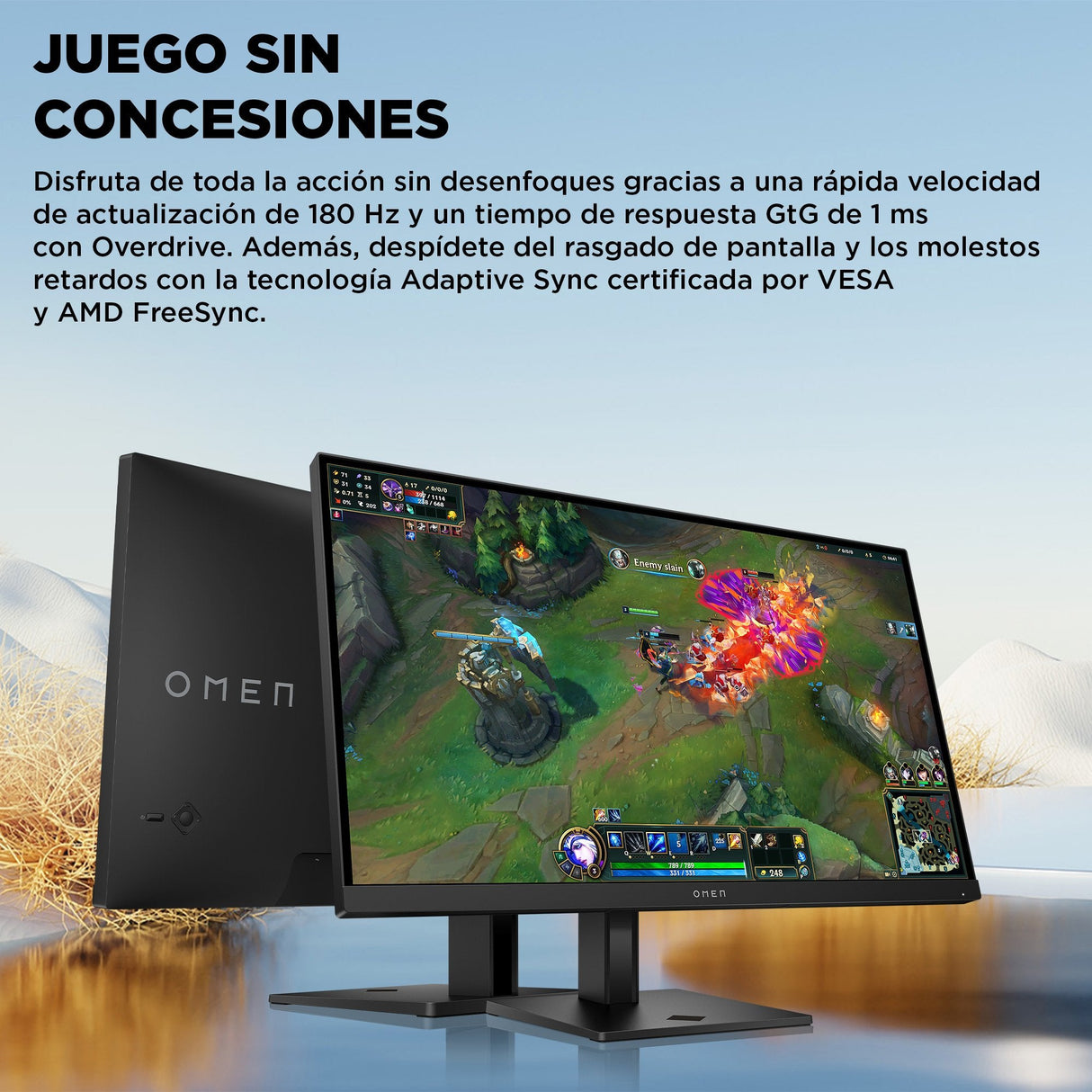 EAN 198701661719 - HP OMEN 27 inch QHD 180Hz Gaming Monitor - 27q G2 pantalla para PC 68,6 cm (27") 2560 x 1440 Pixeles Quad imagen 11