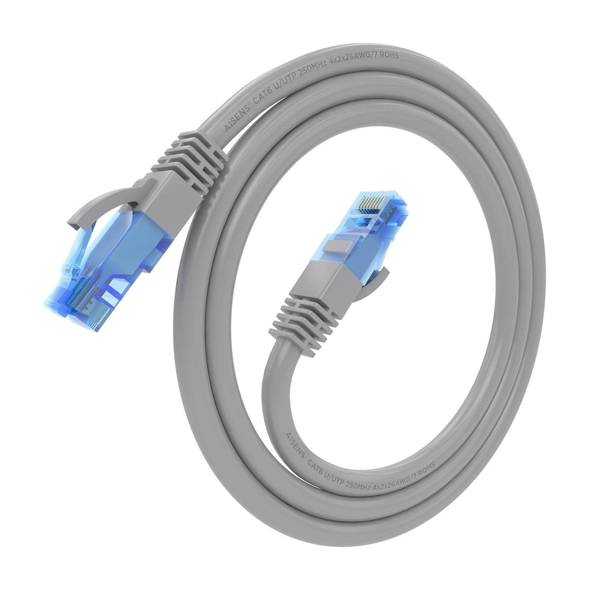 Aisens Cable De Red Rj45 Cat.6 Utp Awg26 Cca - 0.75m - Gris