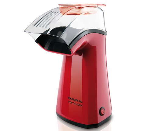 EAN 8414234683755 - Taurus 968375000 palomitas de maiz poppers Negro, Rojo, Transparente 3 min 1100 W imagen 1