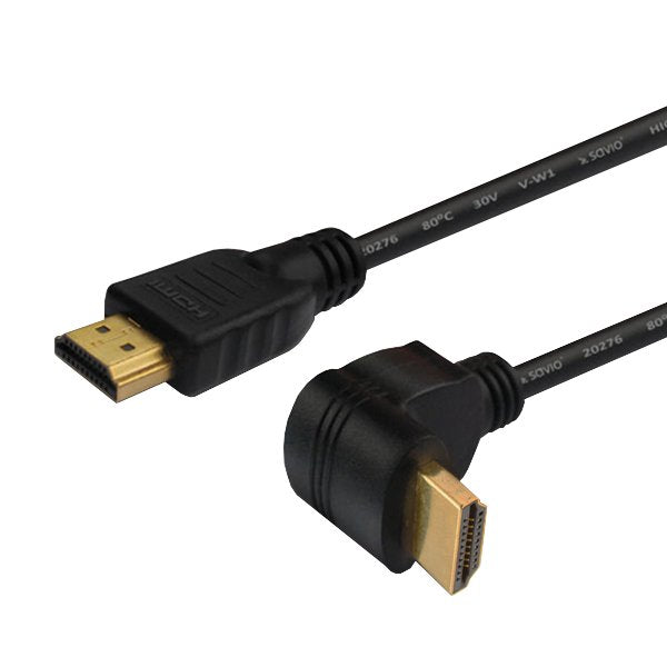 Savio Cl-108 Cable Hdmi Angular V2.0 Ethernet Ofc 4k 1,5m