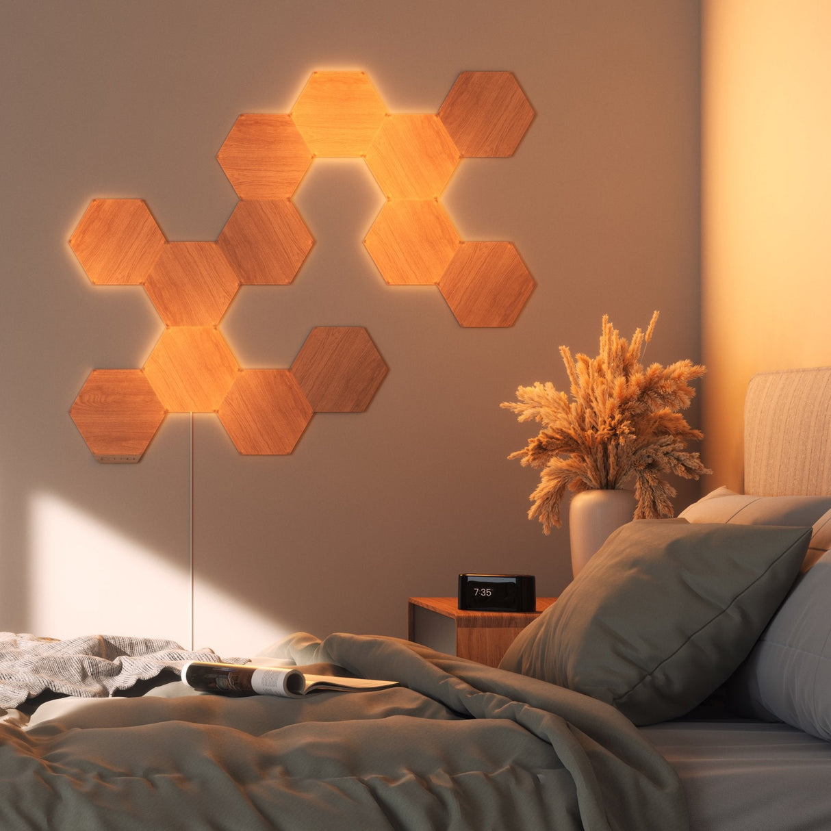 Panel Led Nanoleaf Elements Hexagons Starterkit 13pk
