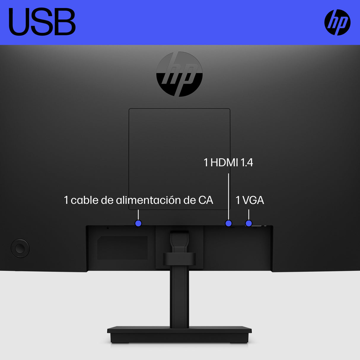 EAN 5715063348420 - HP V22v G5 FHD Monitor pantalla para PC 54,5 cm (21.4") 1920 x 1080 Pixeles Full HD LCD Negro imagen 3