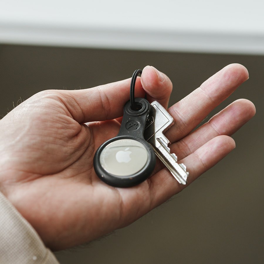 Woodcessories Airtag Bio Case Black