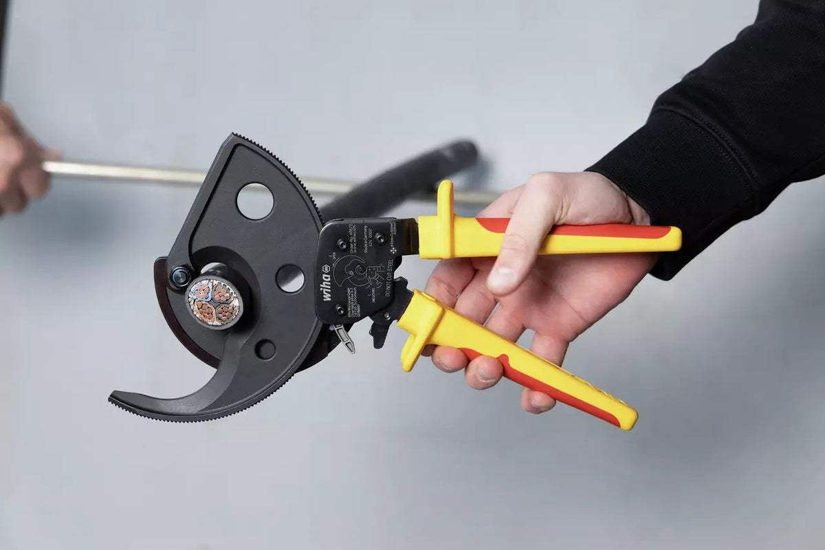 Wiha 46674 Cortacables Apto Para Abisoliertechnik Alu- Y Kupferkabel