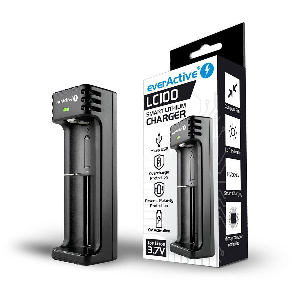 EAN 5903205771735 - Everactive LC-100 cargador de batería Pilas de uso doméstico Corriente alterna imagen 2