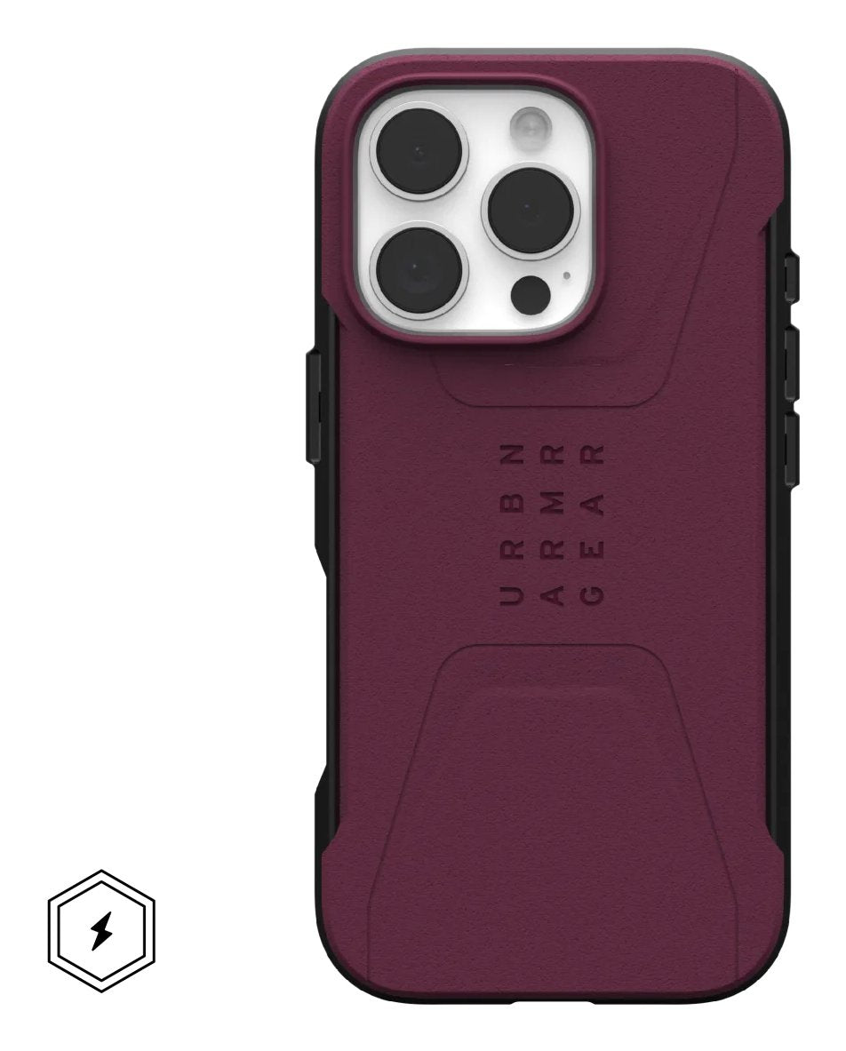 EAN 840283914133 - Urban Armor Gear Civilian funda para teléfono móvil 16 cm (6.3") Burdeos imagen 6