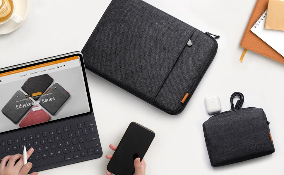 Inateck Lb01006 40,6 Cm (16") Funda Negro, Gris
