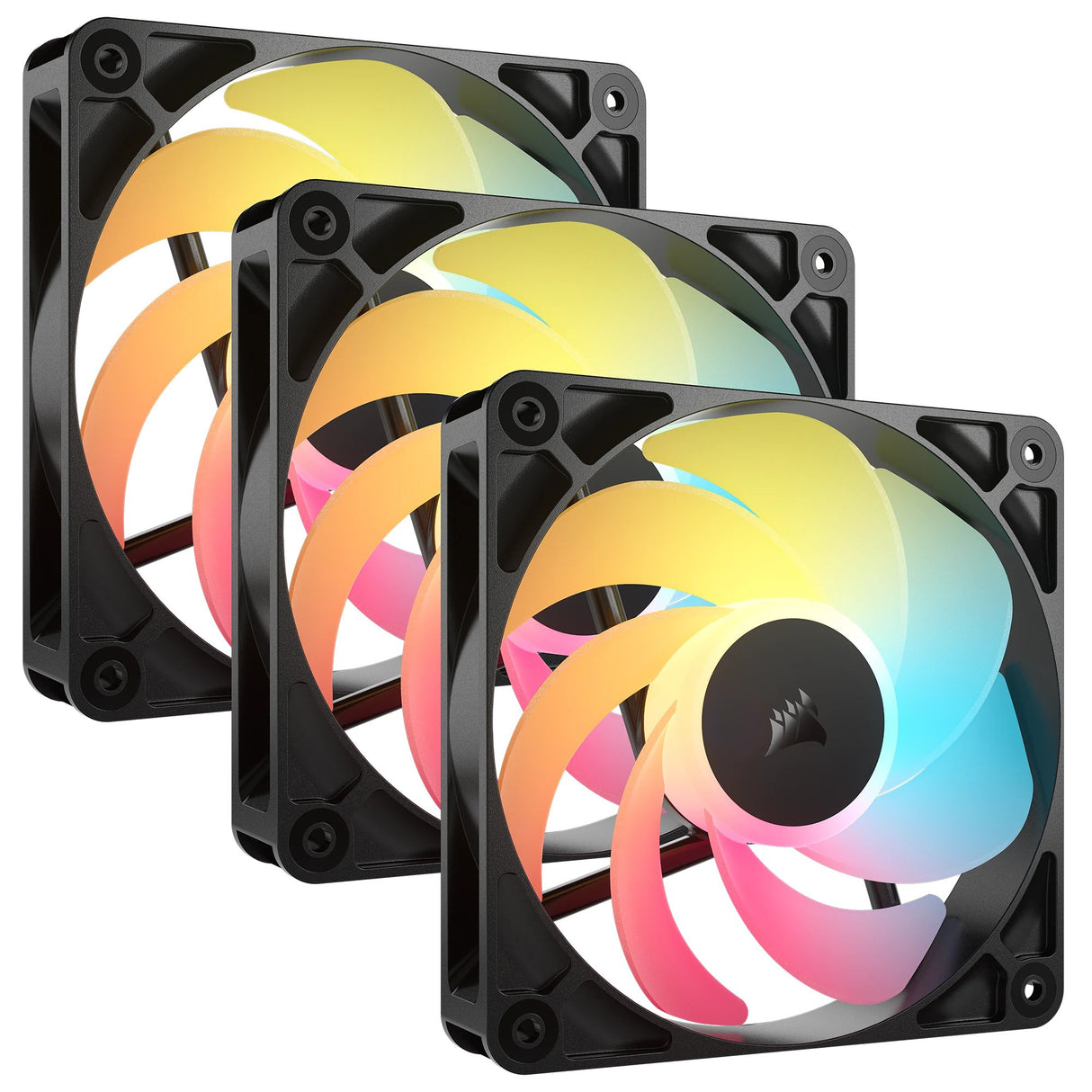 EAN 840440494652 - Corsair RS120-R ARGB Carcasa del ordenador Ventilador 12 cm Negro 3 pieza(s) imagen 1