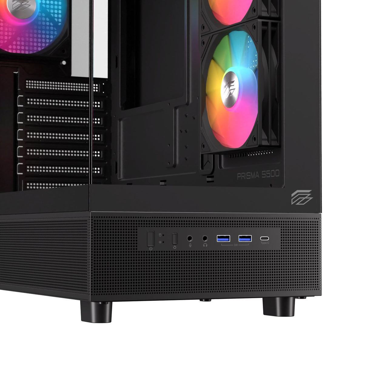 EAN 6977277367256 - Einarex EXCS-PR-500R-B carcasa de ordenador Midi Tower Negro imagen 11