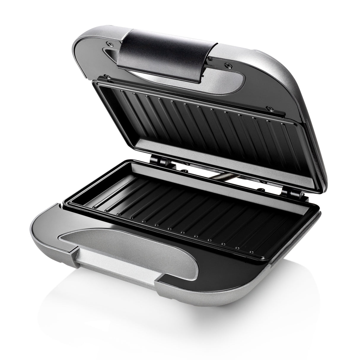 EAN 8713016082497 - Princess 127003 sandwichera 750 W Negro, Plata imagen 2