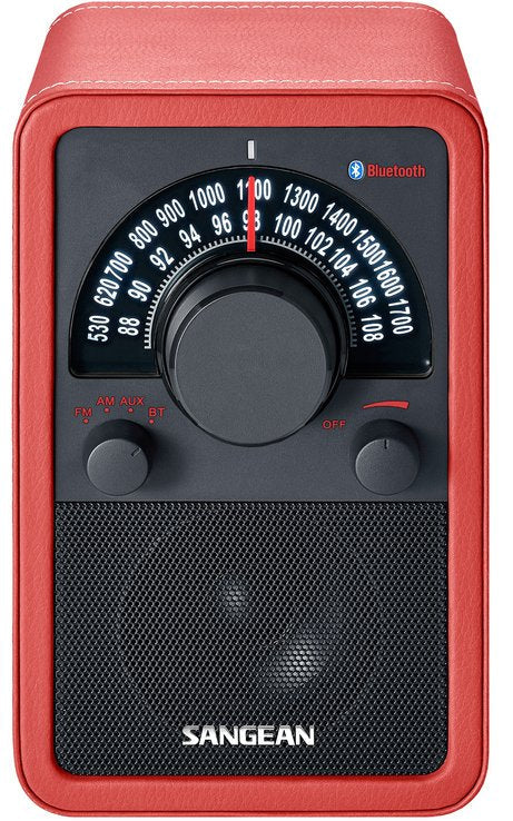 Sangean Wr-15bt Rojo Radio De Estantería