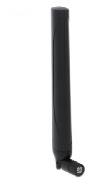 Delock 5g Lte Antenne Sma Stecker -0.5-2.3dbi Omnidirektional Mit Kippgelenk Schwarz
