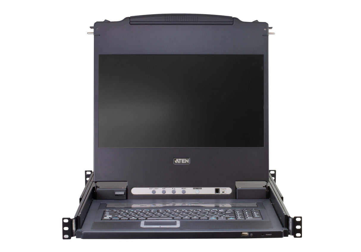 16 Port 17" Lcd Kvmp Switch Usb Port Integrated
