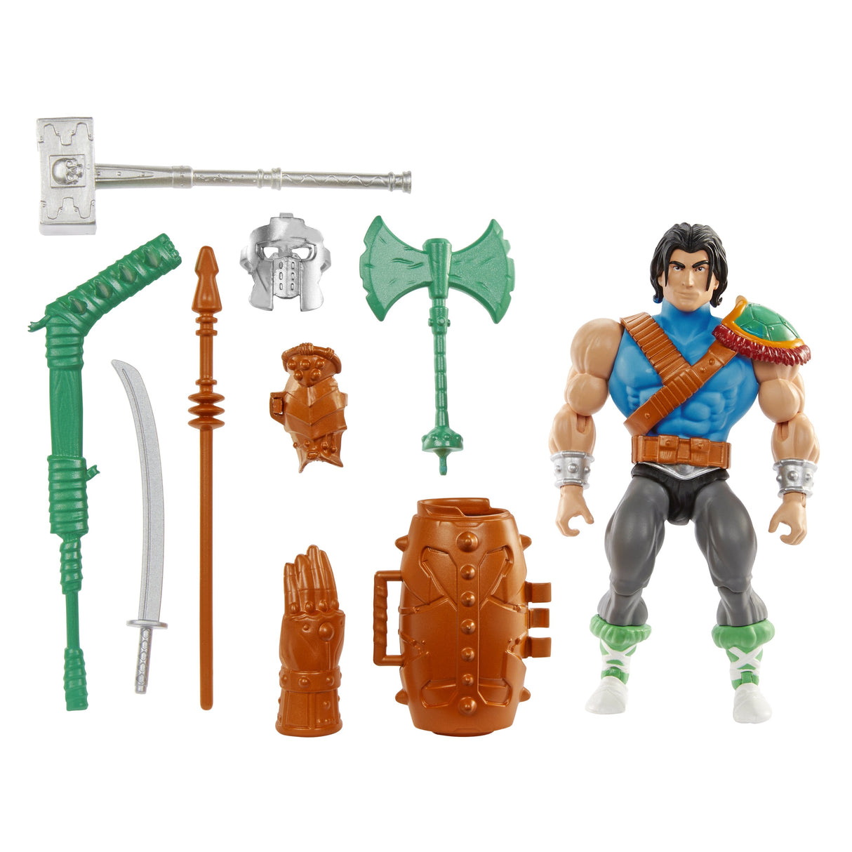Figura De Juguete Mattel Masters Of The Universe Origins Turtles Of Grayskull Casey Jones Hth16