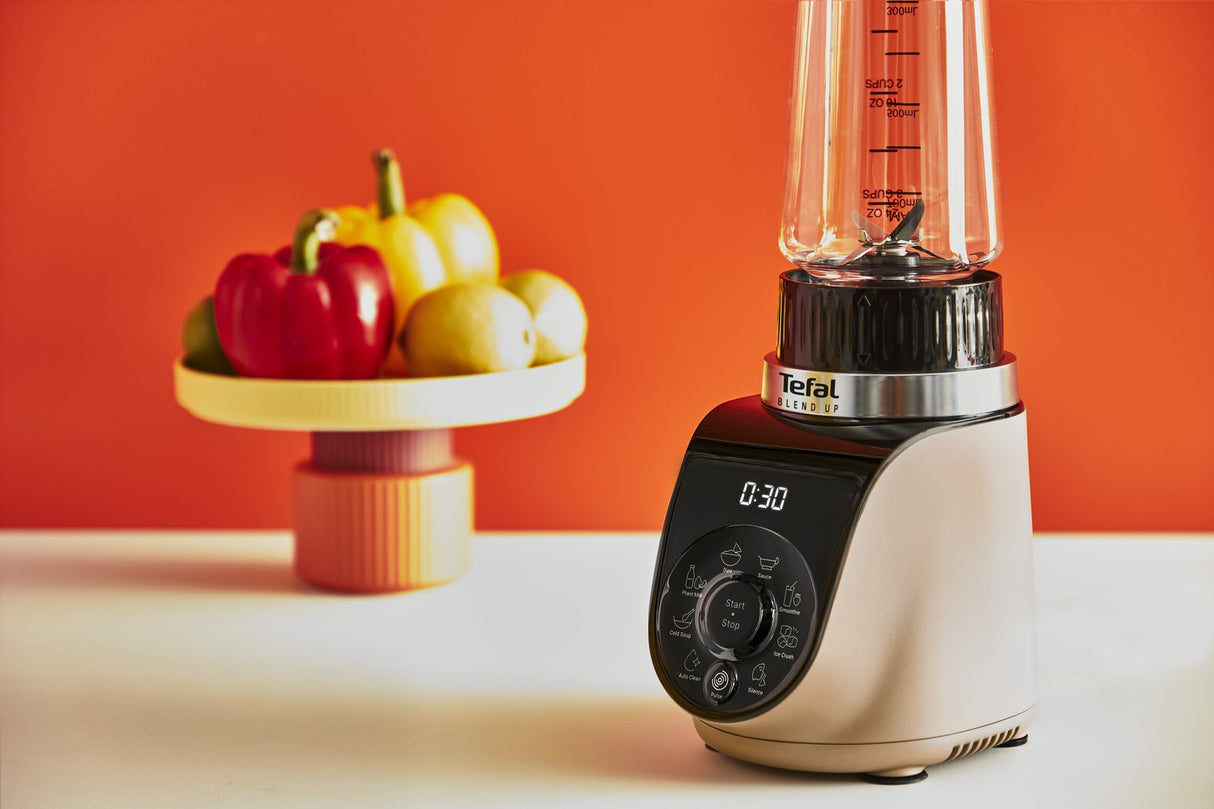 Tefal Blend Up Bl190af0 Licuadora 0,85 L Batidora De Vaso 1000 W Beige, Negro, Transparente