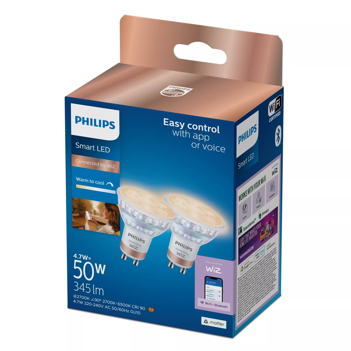 EAN 8720169296749 - Philips 8720169296749 iluminación inteligente Wi-Fi/Bluetooth 4,7 W imagen 2