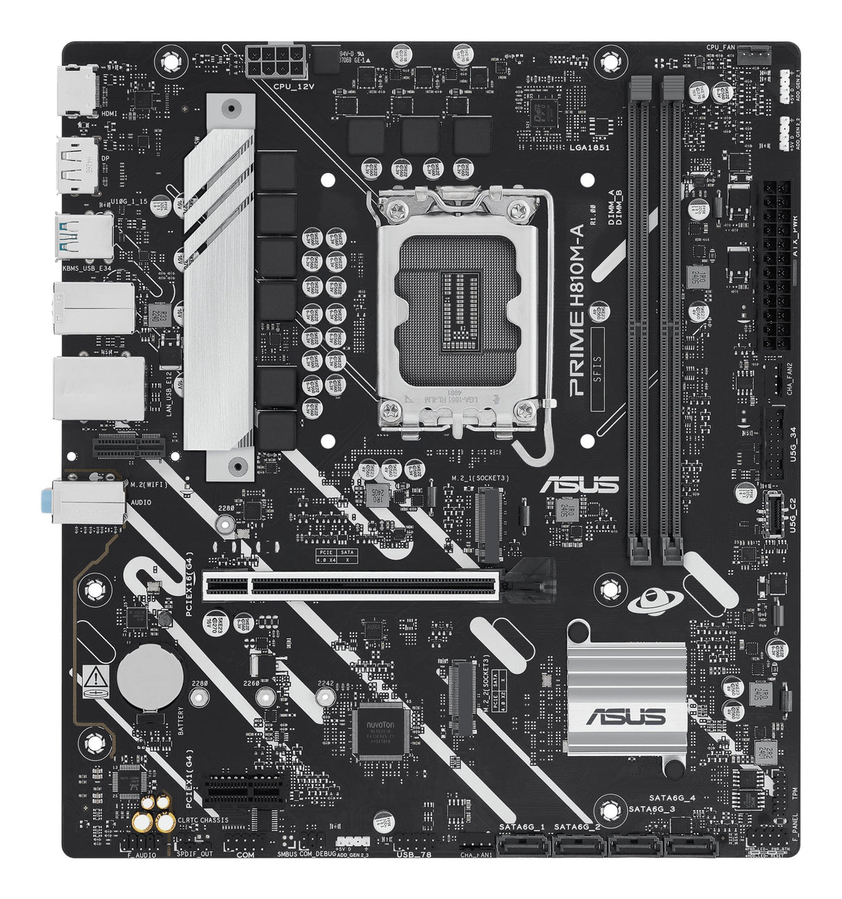 EAN 4711387844625 - ASUS PRIME H810M-A-CSM Intel H810 LGA 1851 (Socket V1) micro ATX imagen 2