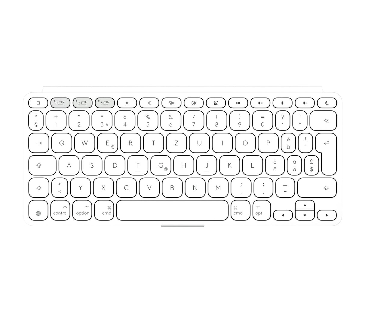 EAN 5099206125919 - Logitech 920-012965 teclado para móvil QWERTZ Alemán Bluetooth Blanco imagen 3
