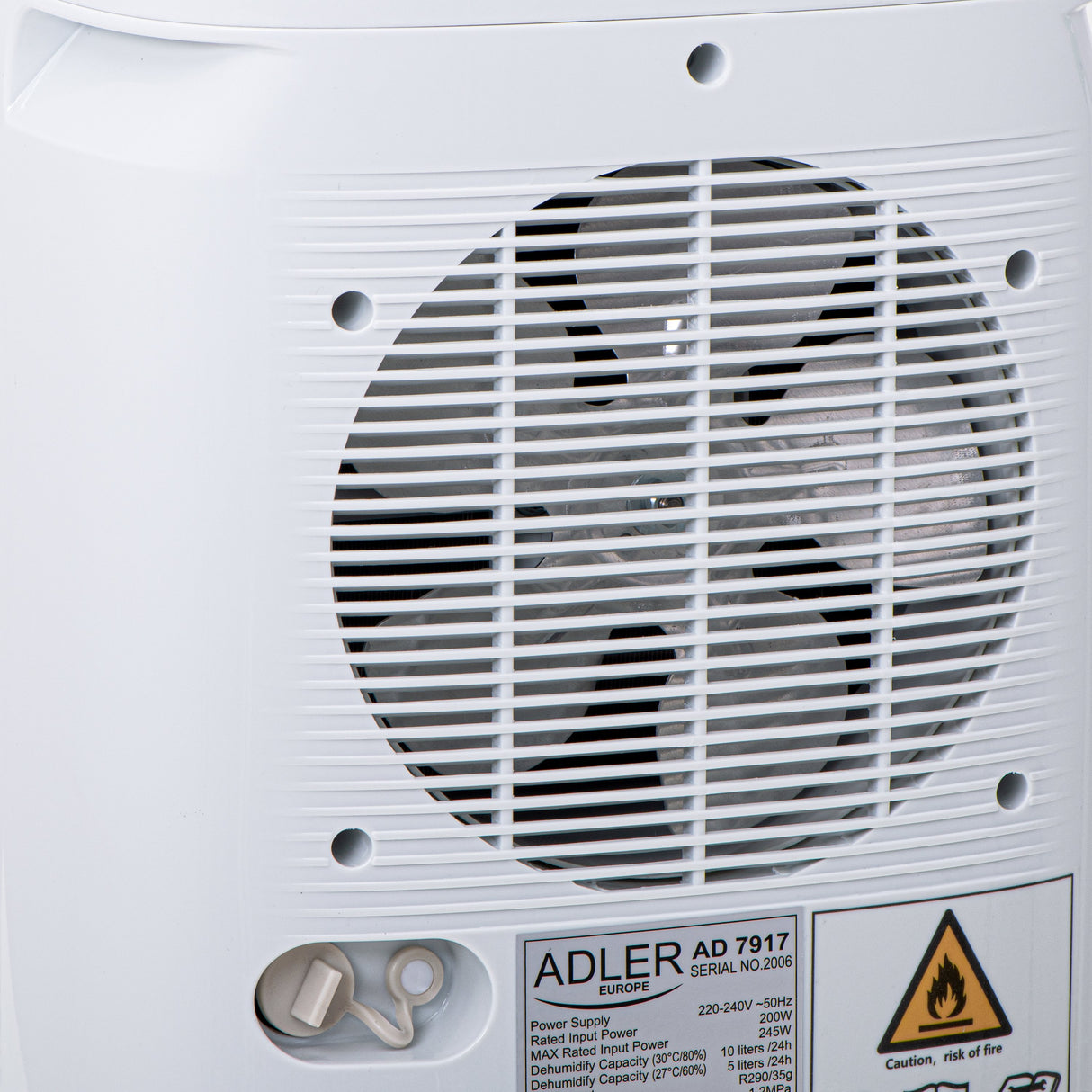 EAN 5902934838665 - Adler AD 7917 deshumidificador 2,2 L 45 dB 200 W Blanco imagen 4