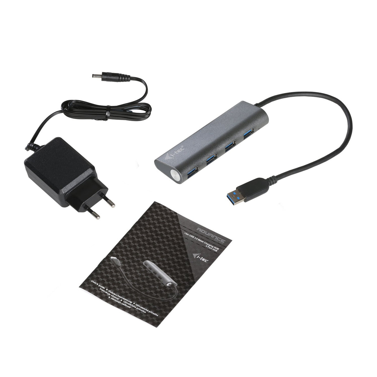 EAN 8595611701092 - i-tec Metal U3HUB448 hub de interfaz USB 3.2 Gen 1 (3.1 Gen 1) Type-A 5000 Mbit/s Gris imagen 5