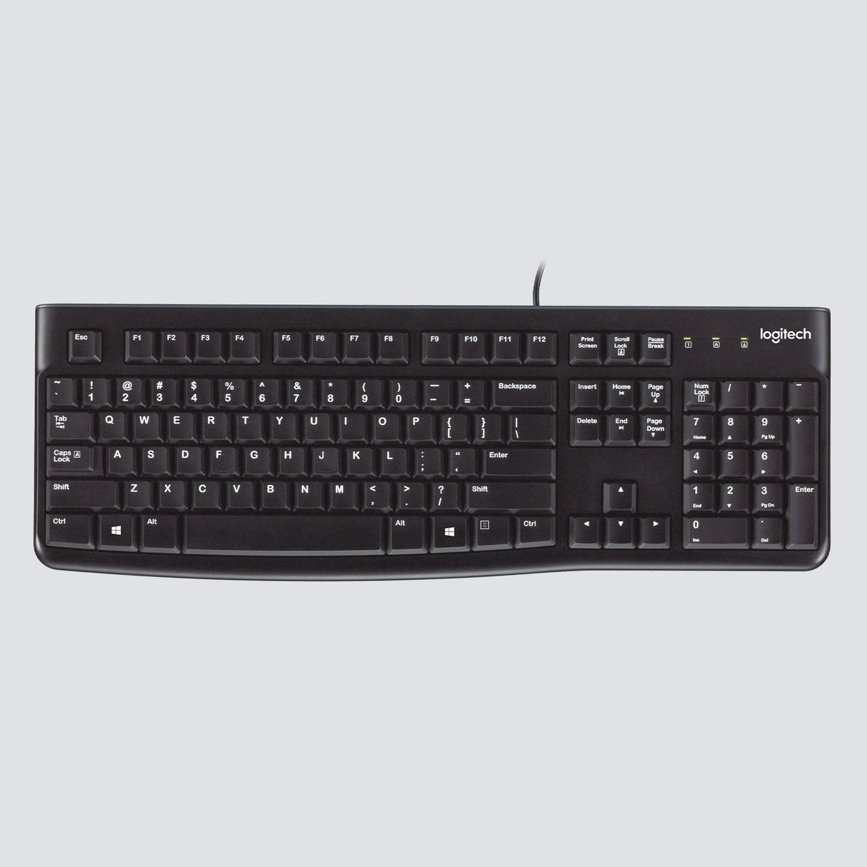 Logitech K120 Corded Teclado Teclado Usb Qwertz Suizo Negro