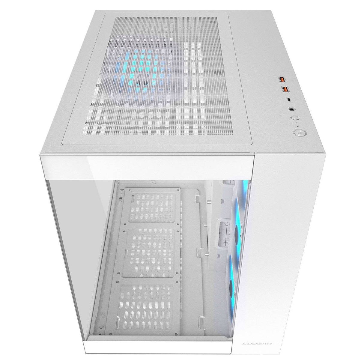 Cougar Caja Midi-Tower Fv150 Argb, Blanco