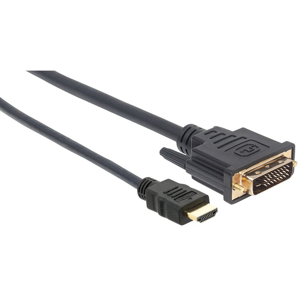 Cable Techly 1.8m Hdmi - Dvi-D M/M 1,8 M Negro
