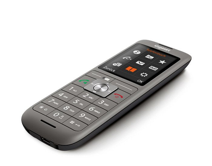 Gigaset Cl660hx Teléfono Dect/Analógico Antracita, Negro Identificador De Llamadas
